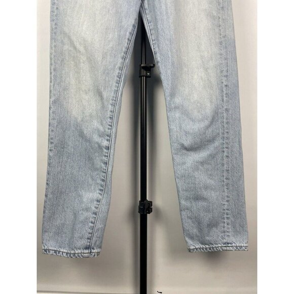 Madewell Light Blue Wash The Perfect Summer Straight Leg Denim Jean Size 28 - Picture 3 of 11